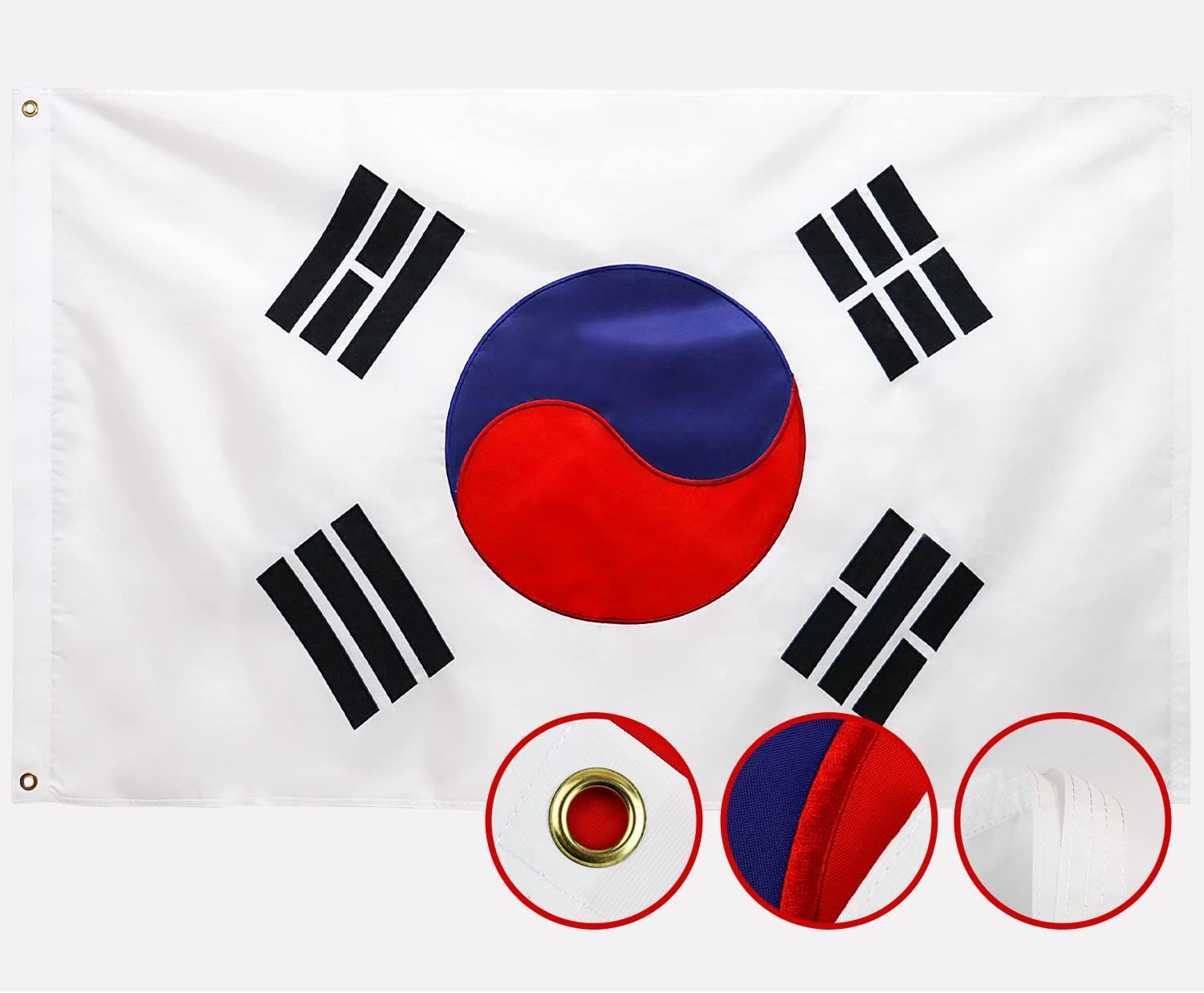 乳山韩国国旗 3x5ft